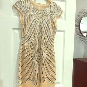 Sequin flapper dress